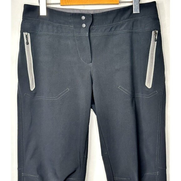 MEC Womens Pants Mountain Equipment Company Rocka Nordic Slim Fit Black Size 10 - Picture 3 of 16